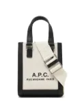 A.P.C. Camille 2.0 canvas tote bag - White