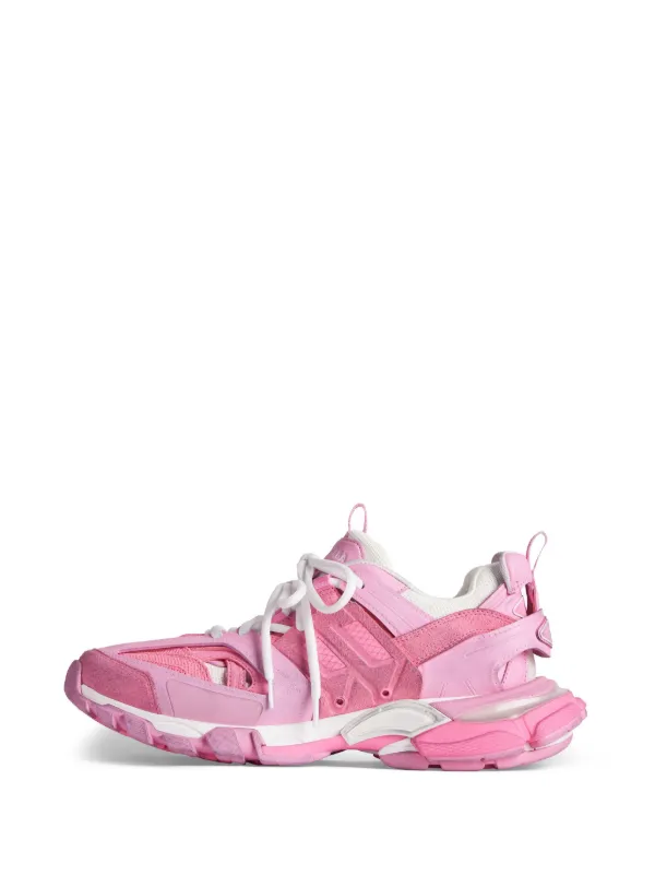 Pink balenciaga clearance track sneakers