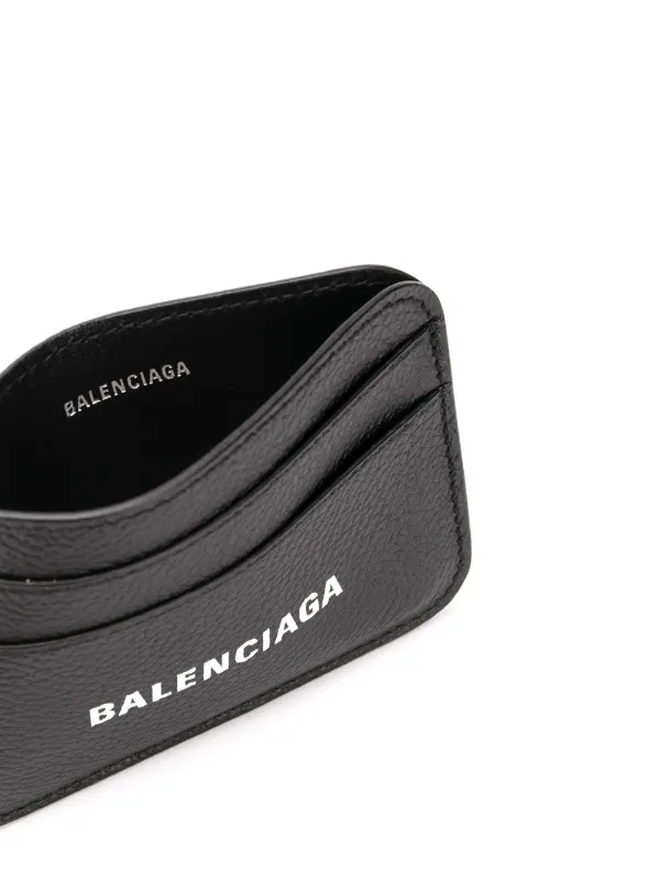 Balenciaga Pasjeshouder Met Logo Zwart FARFETCH NL