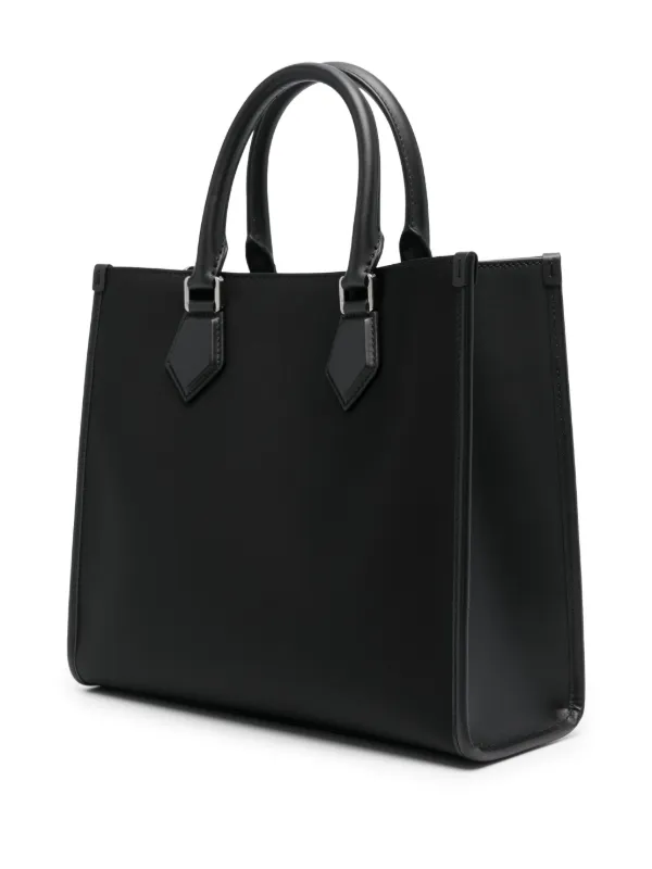 Dolce & Gabbana Bolsa Tote De Canvas Com Logo | Preto | FARFETCH BR