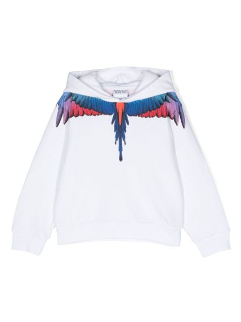 Marcelo Burlon County Of Milan Kids wings-print cotton hoodie