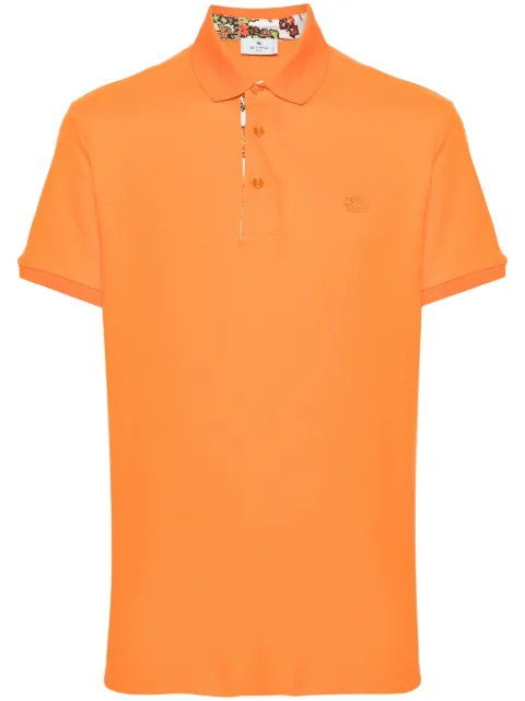 ETRO Pegaso-embroidered polo shirt