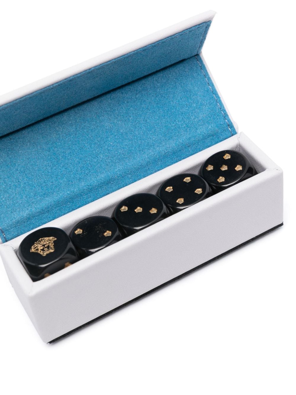 Image 2 of Versace Medusa-Head leather dice set