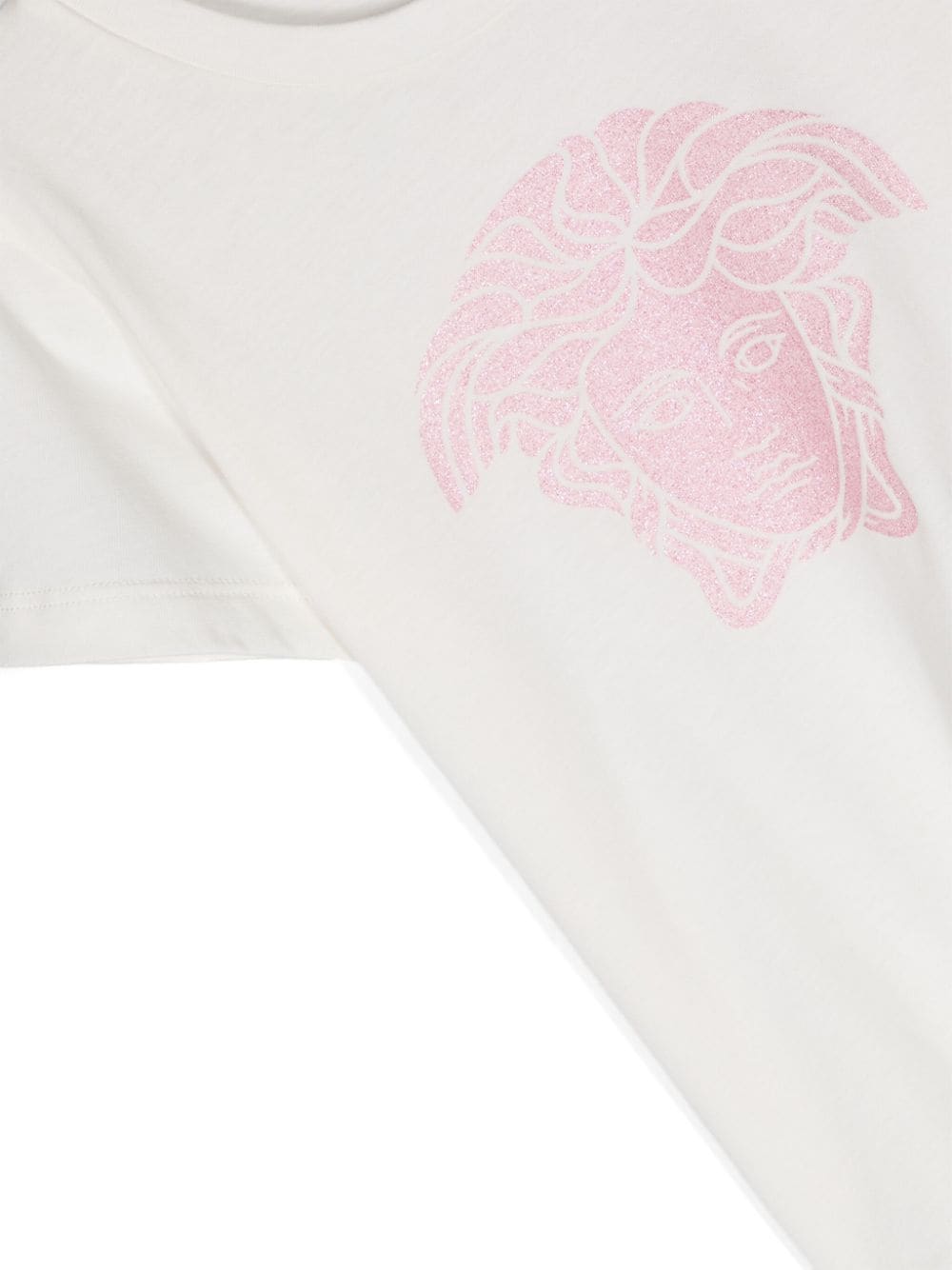 Shop Versace Medusa Head Cotton T-shirt In White