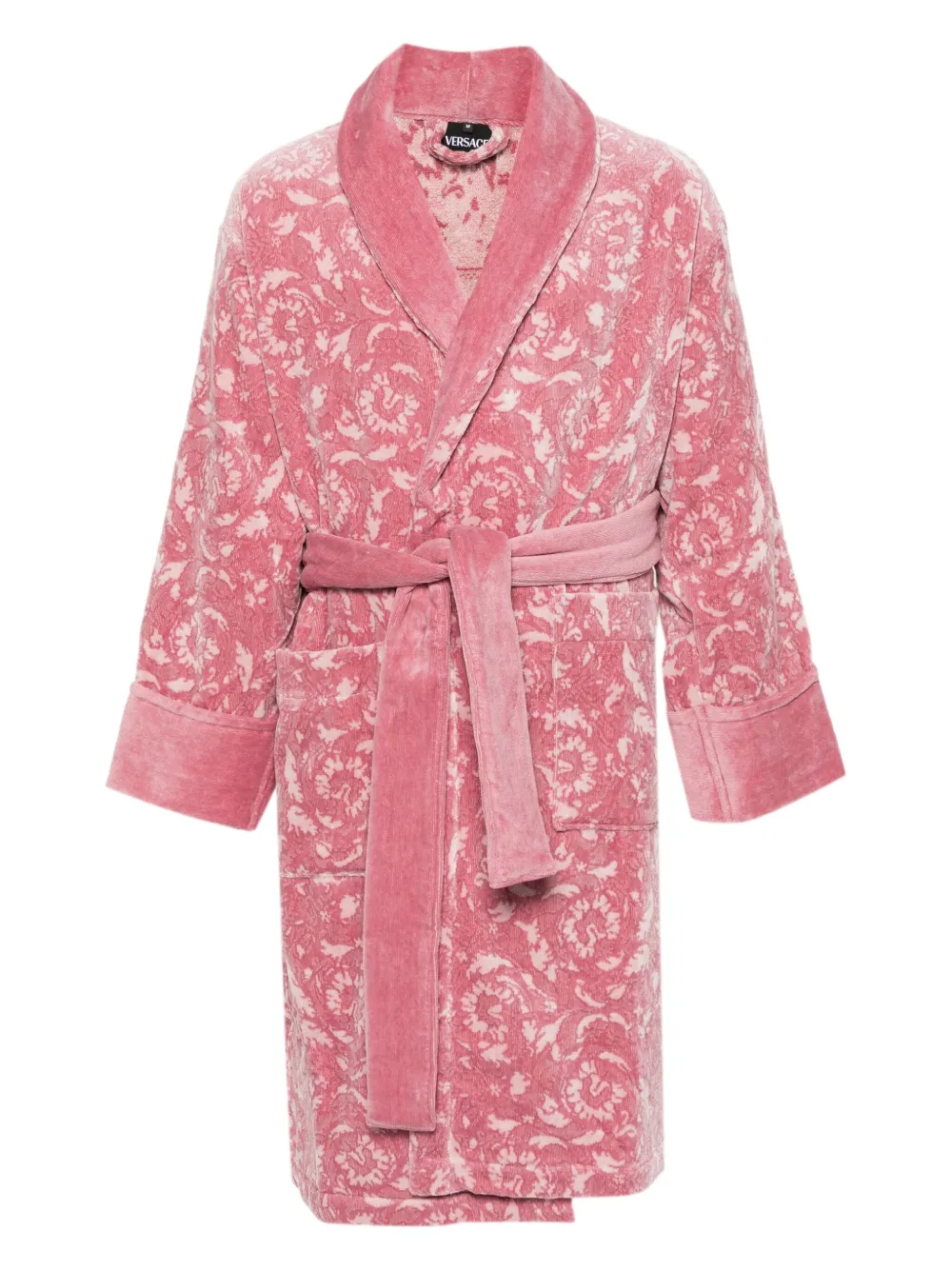Versace Barocco Belted Bathrobe Farfetch