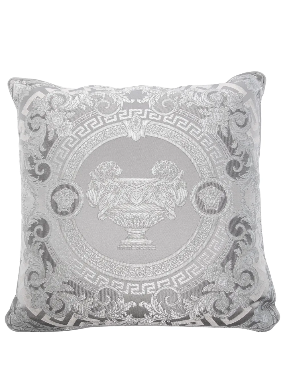 Versace La Coupe Des Dieux Cushion In Gray