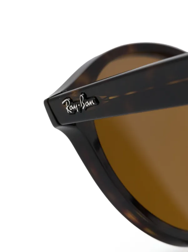 Ray-Ban Larry オーバルフレーム サングラス | ブラウン | FARFETCH JP