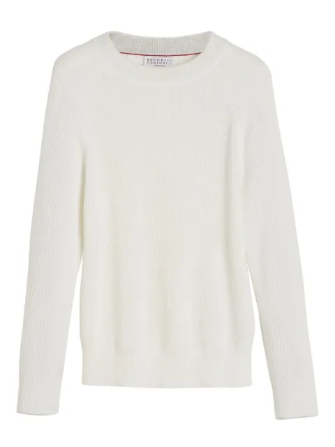 Brunello Cucinelli Kids ribbed-knit cotton jumper