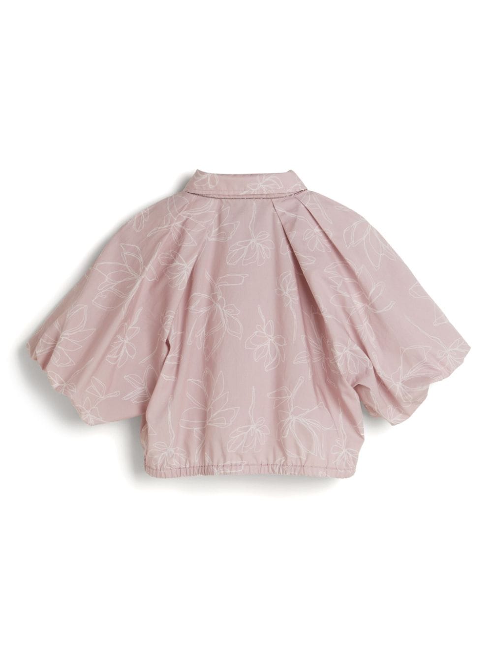 Brunello Cucinelli Kids Shirt met bloemenprint Roze