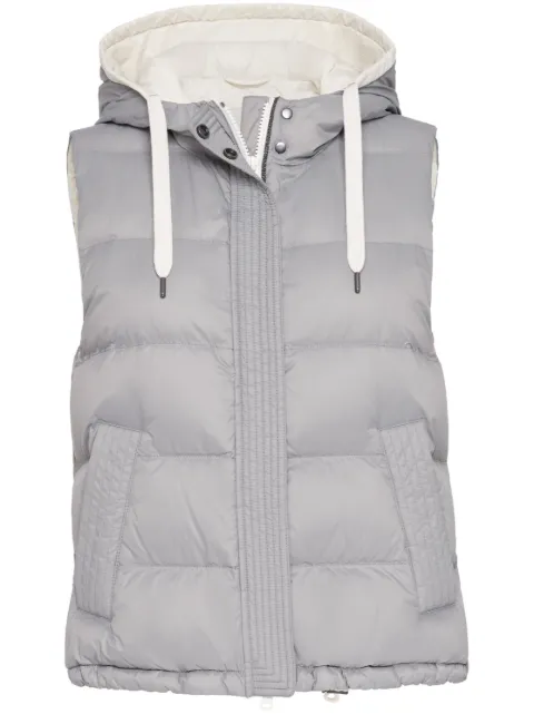 Brunello Cucinelli quilted padded gilet