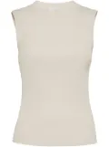Brunello Cucinelli Monili-chain cotton tank top - Neutrals