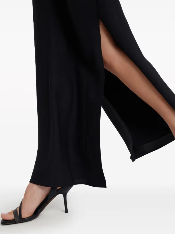 Brunello Cucinelli Twill Maxi Skirt | Black | FARFETCH PL
