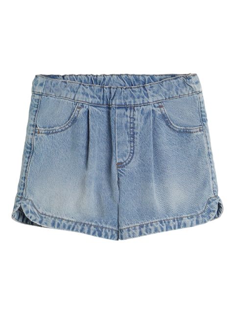 Brunello Cucinelli Kids Katoenen spijkershorts met stonewash-effect