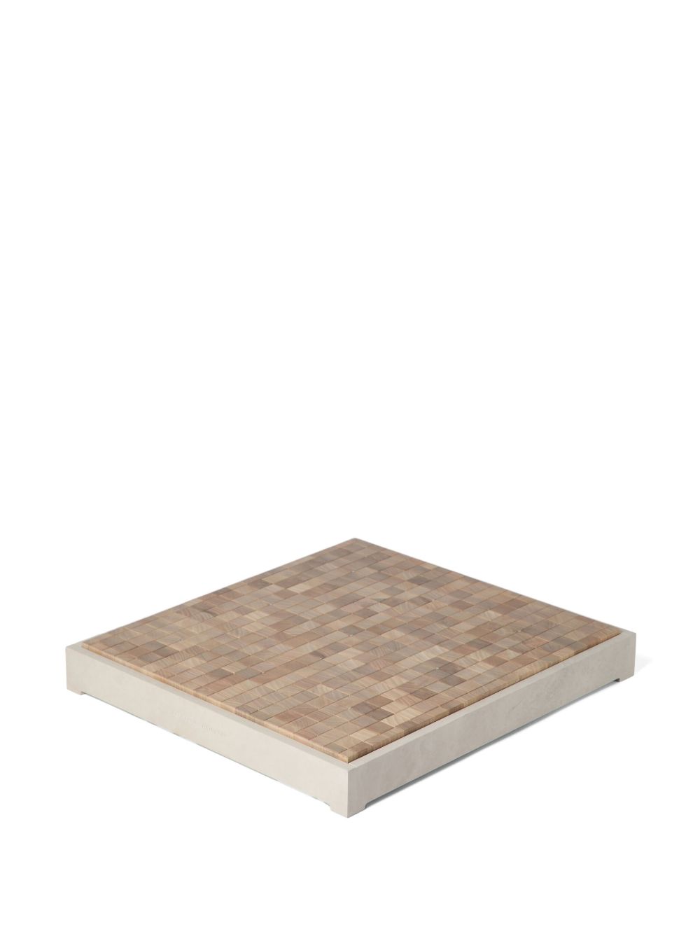 Shop Brunello Cucinelli Wooden Go Game Set (42.5 Cm X 42.5cm) In Neutrals