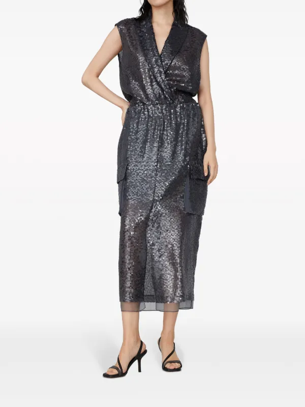 Brunello Cucinelli Sequinned high-waist Skirt | Black | FARFETCH Brunello Cucinelli Sequinned high-waist Skirt | Black | FARFETCH