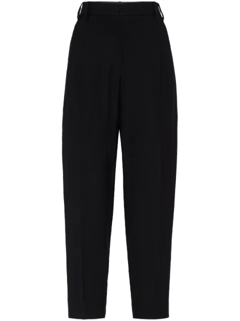 Brunello Cucinelli high-waisted pleated cropped trousers
