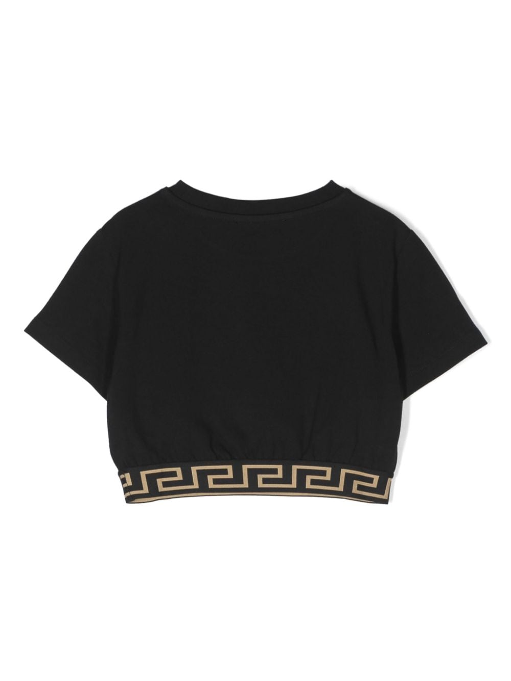 Versace Kids T-shirt met borduurwerk - Zwart