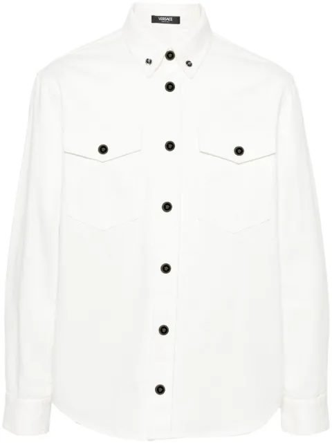 Versace camisa con botones Medusa