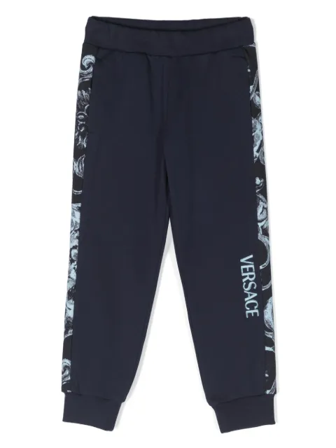 Versace Kids pants con estampado Barocco