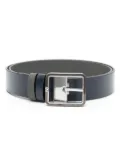 Montblanc reversible leather belt - Blue