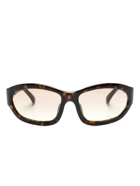 Linda Farrow x Dries Van Noten 215 biker-style frame sunglasses