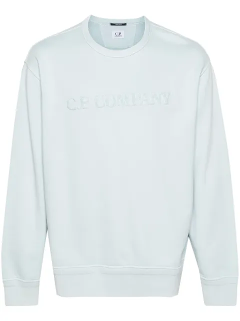 C.P. Company logo-embossed cotton sweatshirt