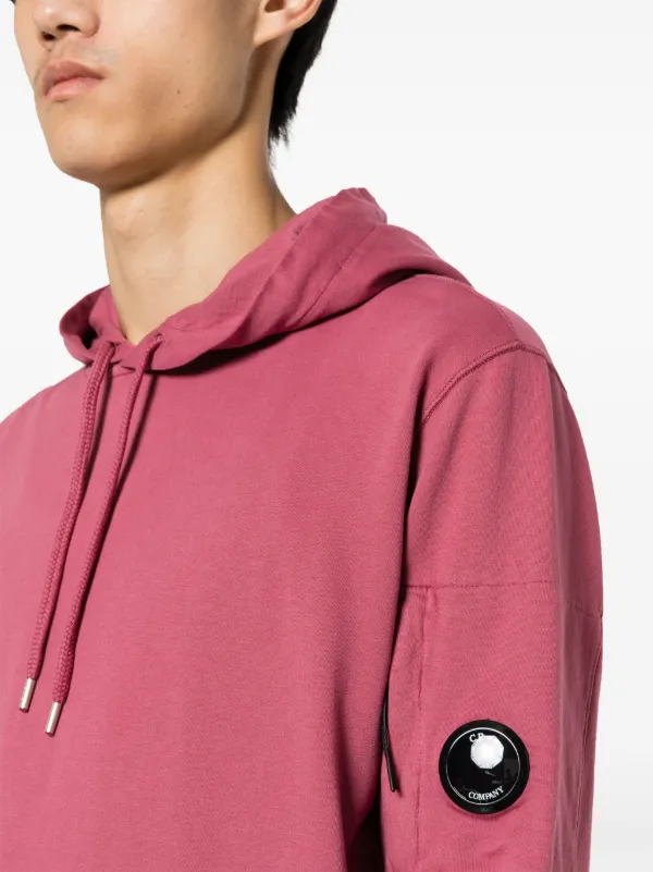 Red cp company store hoodie