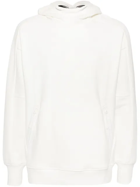C.P. Company goggles-detail cotton hoodie