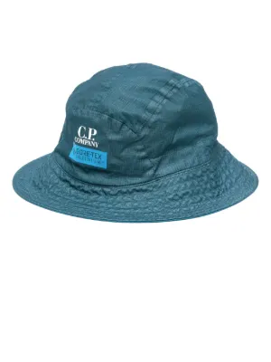 C.P. Company logo print Gore Tex Bucket Hat Farfetch