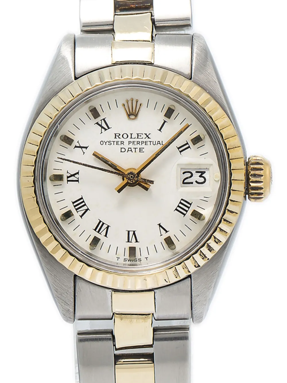 Rolex Pre-owned Oyster Perpetual Date horloge - Wit