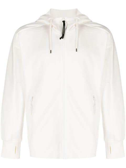 C.P. Company Diagonal Raised zipped cotton hoodie 