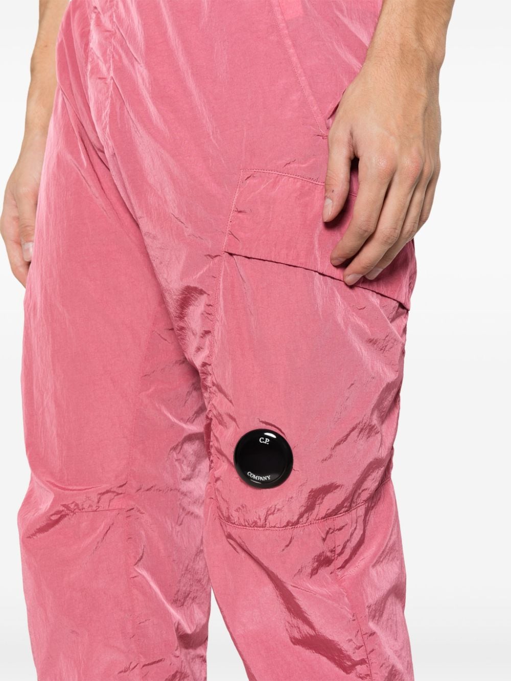 Shop C.p. Company Chrome-r Cargo Trousers In Pink