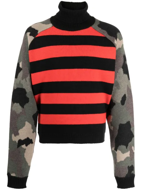 Pull Vesper en laine à mélange d'imprimés - JORDANLUCA - Modalova