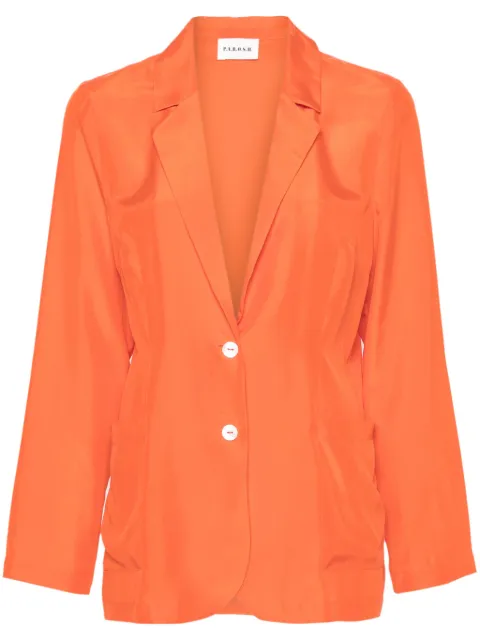 P.A.R.O.S.H. single-breasted silk blazer