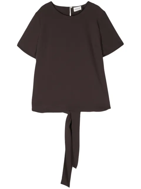 P.A.R.O.S.H. blusa con moño en la parte trasera