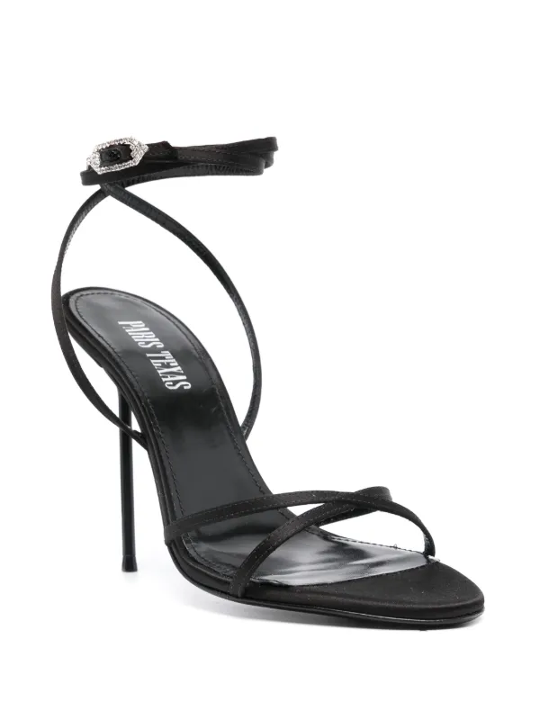 サンダル・ミュール PARIS TEXAS Women Sandals PX1560 XVTSBBLACK Black Paris Texas Liz 105mm Sandals | Black | FARFETCH