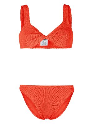 Hunza G Gloria Bandeau Crinkle Bikini - Farfetch