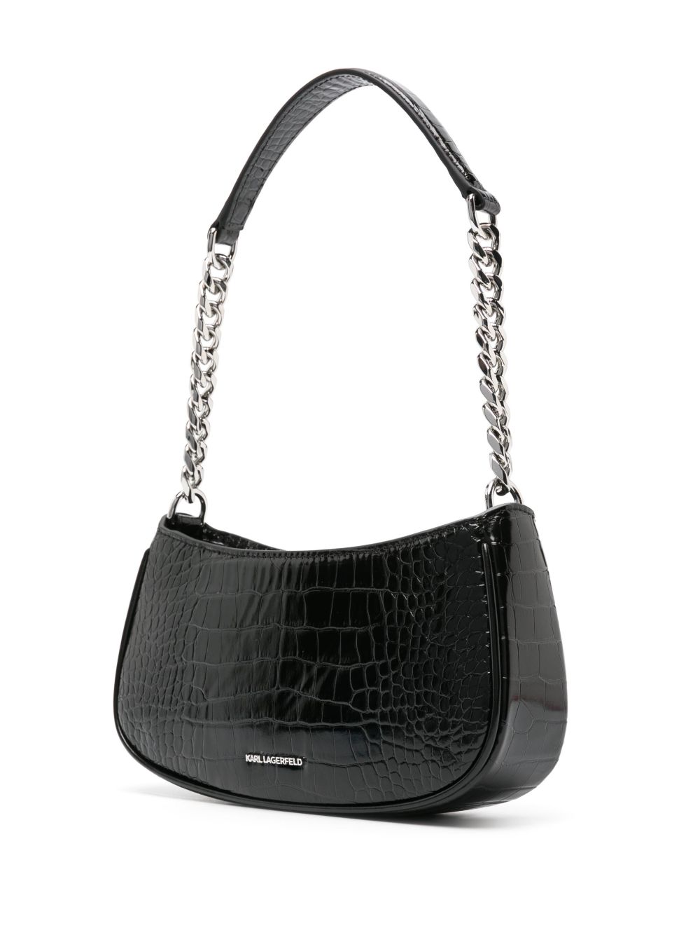 Karl Lagerfeld K Kameo crocodile-embossed shoulder bag WOMEN