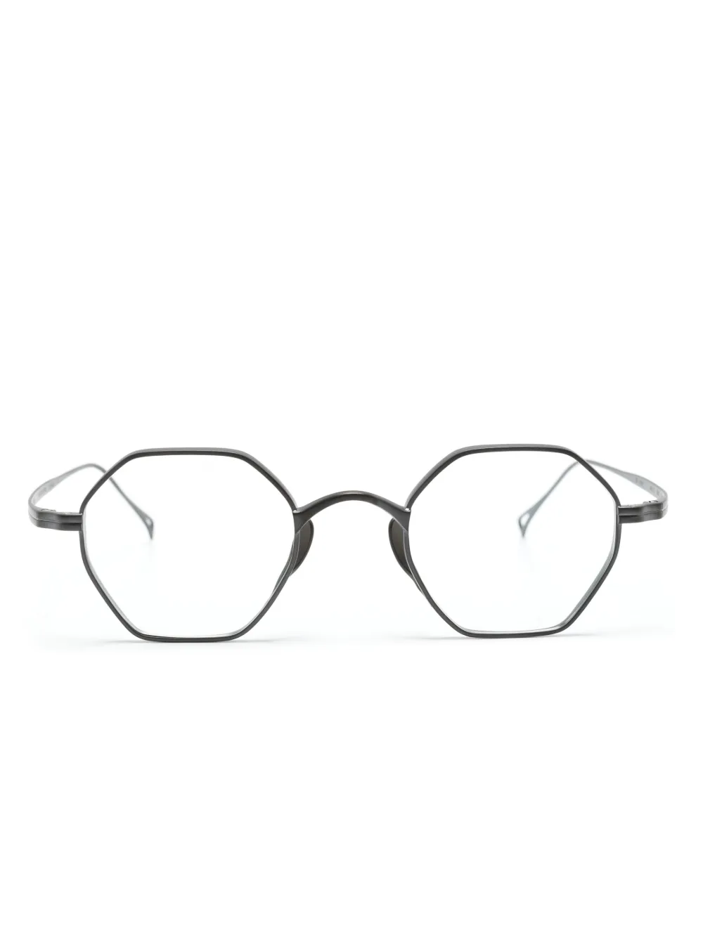 Kame Mannen 152 geometric-frame glasses | Grey | Image 1