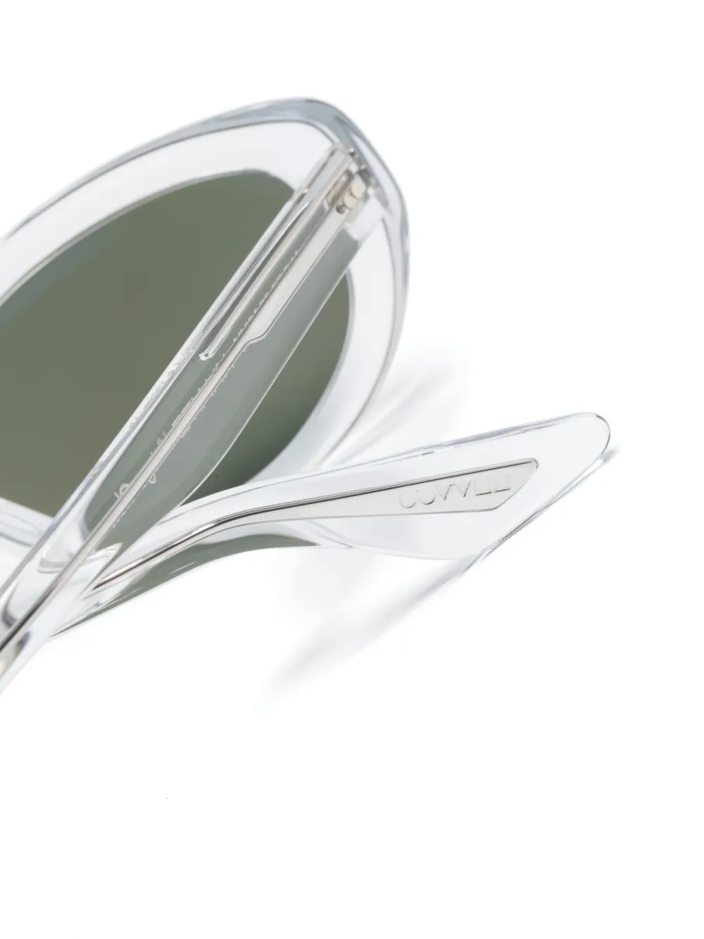 Oliver Peoples x Khaite 1969c bril met ovaal montuur Beige