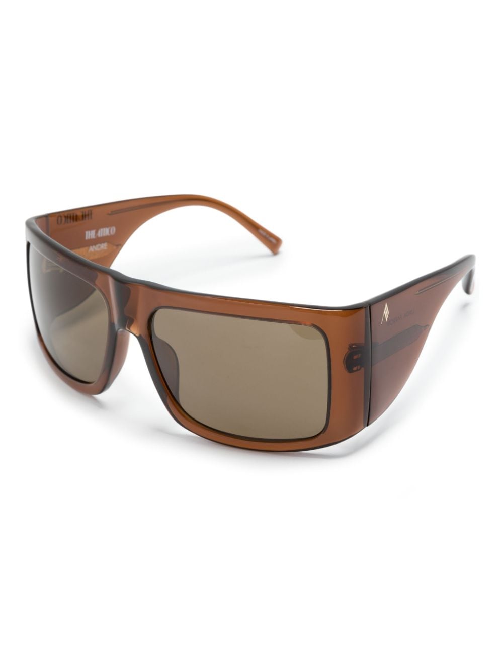 Image 2 of Linda Farrow x The Attico Andre oversize-frame sunglasses