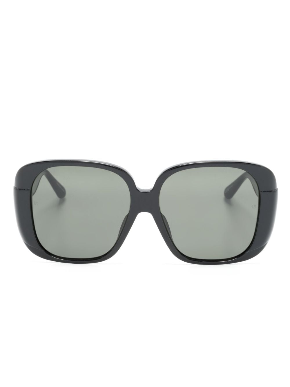 Linda Farrow Mima Square-frame Sunglasses In Black