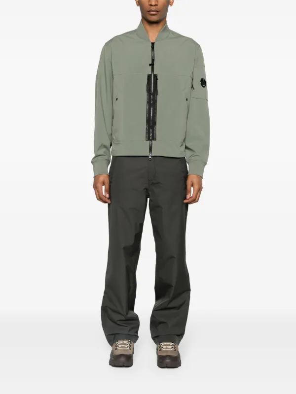 C.P. Company Shell-R Lens-detailed Bomber Jacket | Green