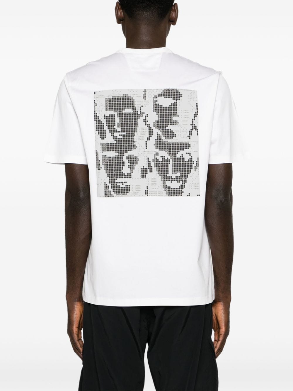Shop C.p. Company Graphic-print Cotton T-shirt In White