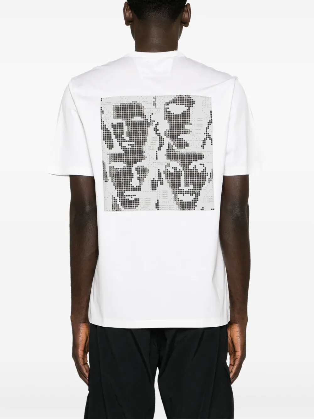 Shop C.p. Company Graphic-print Cotton T-shirt In White