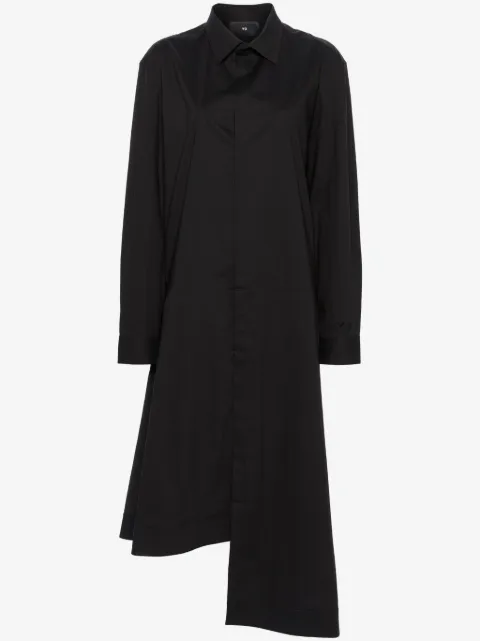 Y-3 asymmetric shirt dress