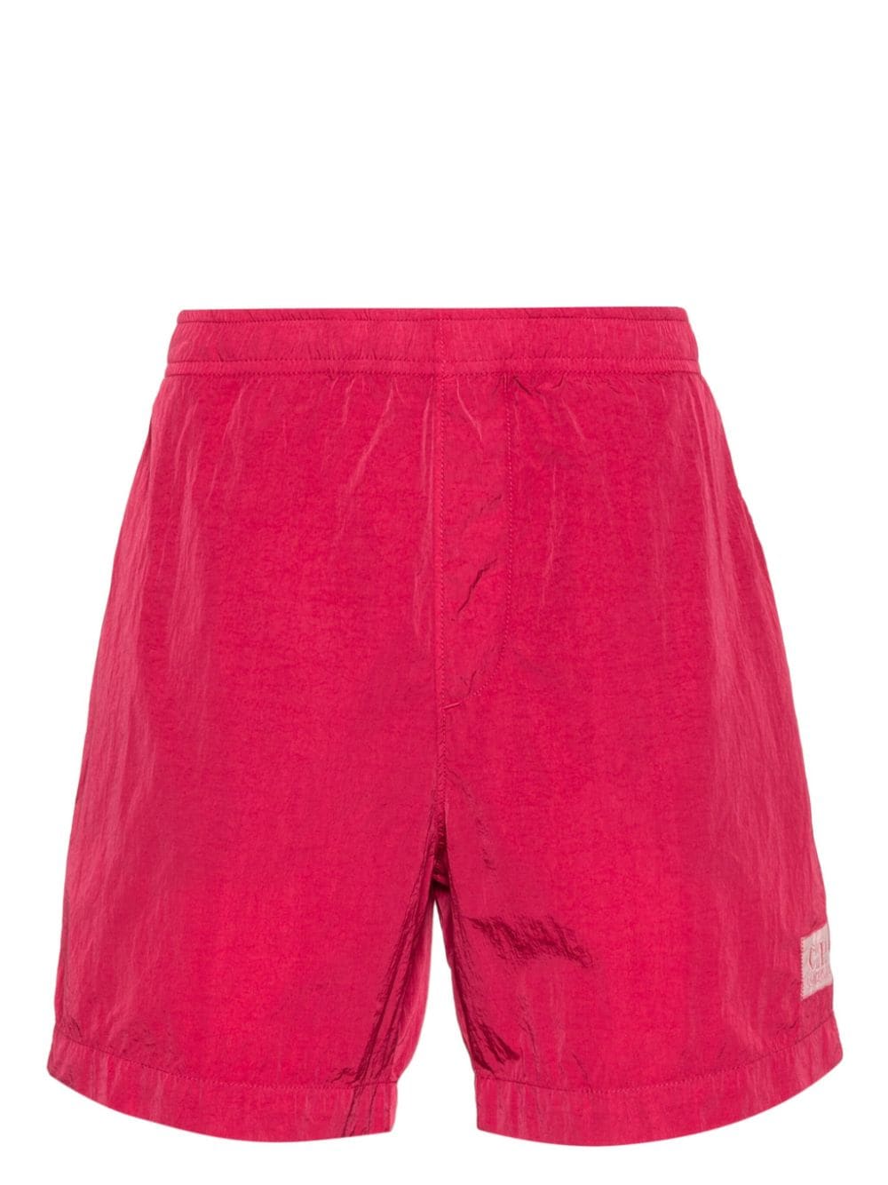 C.p. Company Eco-chrome R Swim Shorts In Red