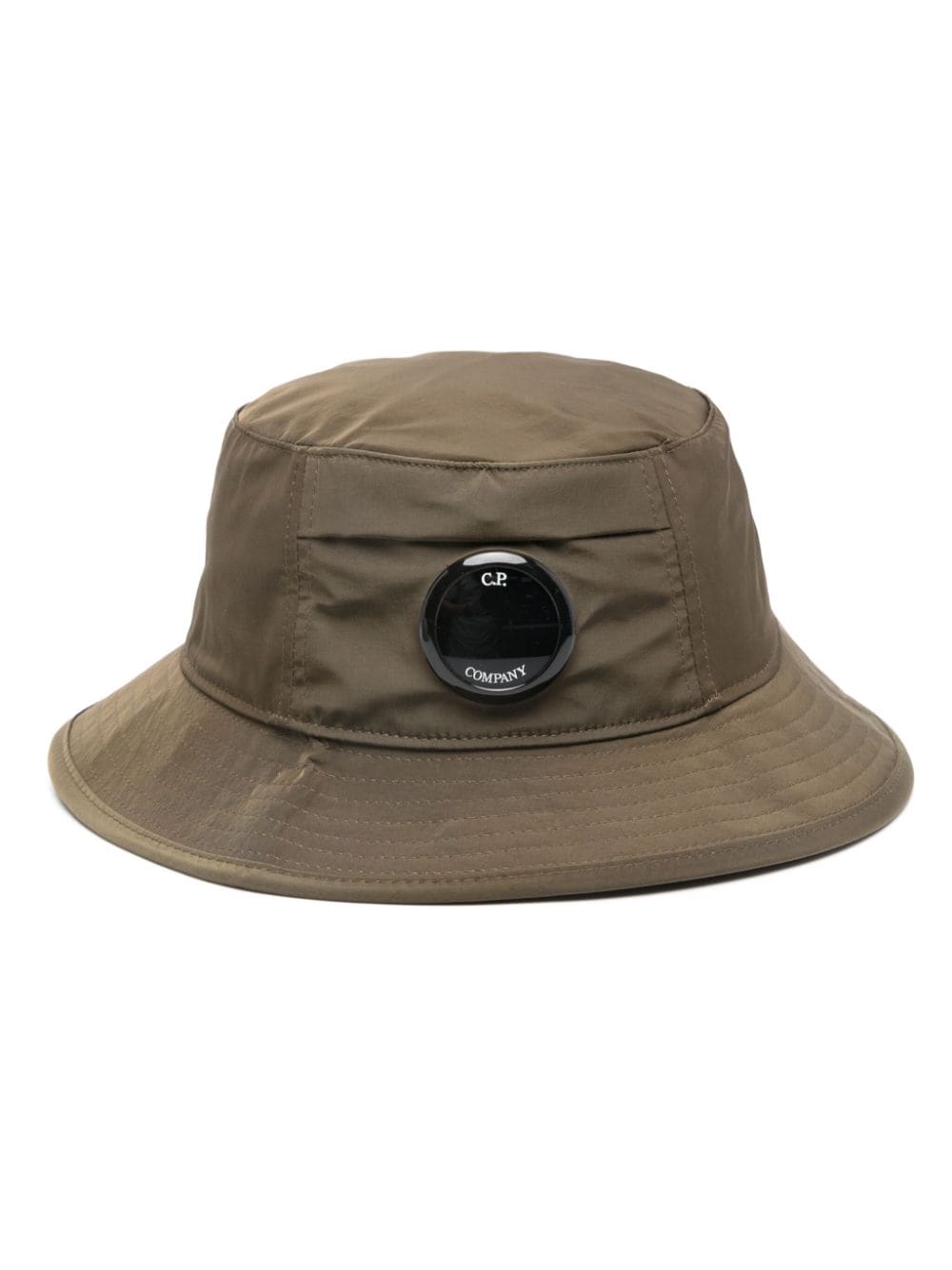 Shop C.p. Company Chrome-r Lens Bucket Hat In Green