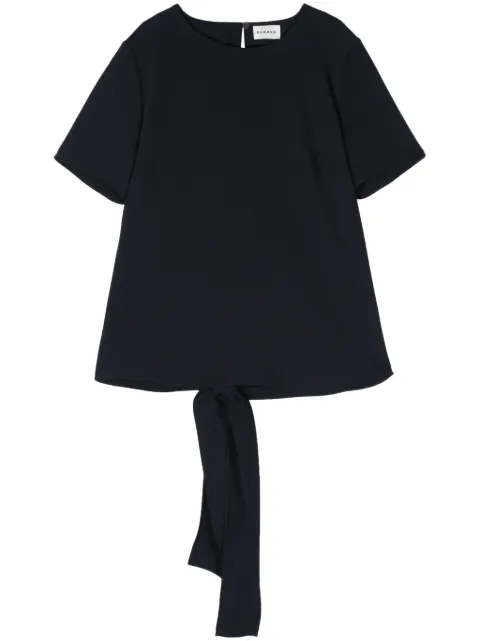 P.A.R.O.S.H. blusa con moño en la parte trasera