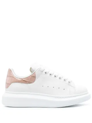 Alexander McQueen Oversized crocodile embossed Sneakers White FARFETCH IE